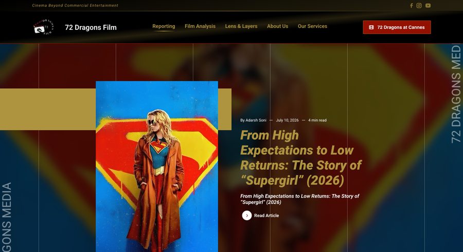 72 Dragons Media website screenshot